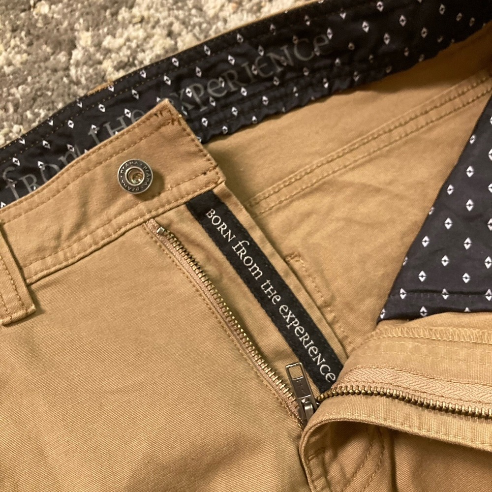 Prana Slim Fit Pants Mens 33 Brown Organic Cotton Blend Stretch 5-Pocket - Picture 2 of 10
